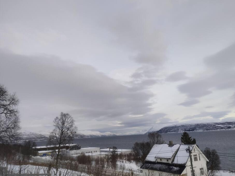 Apartment In Tromso With Sea And Mountain View Zewnętrze zdjęcie